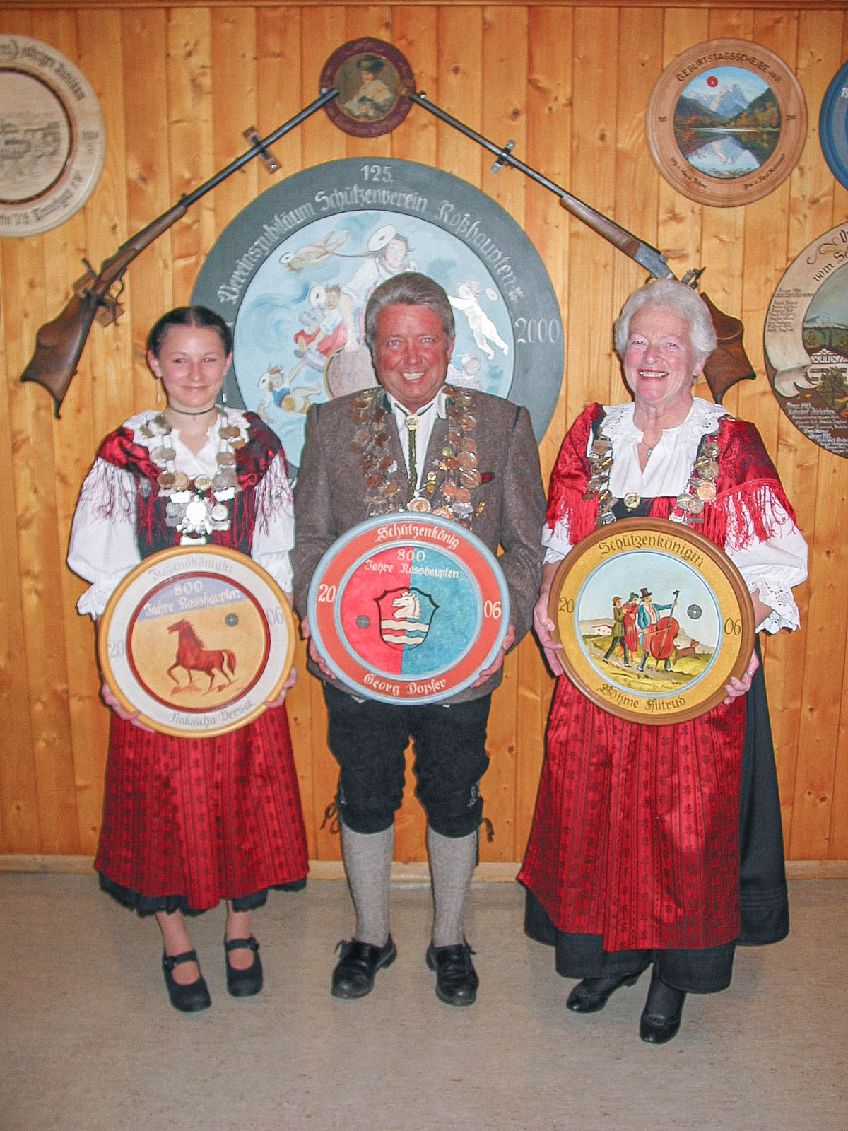 Schützenkönige 2006 - Natascha Versal, Georg Dopfer, Hiltrud Böhme
