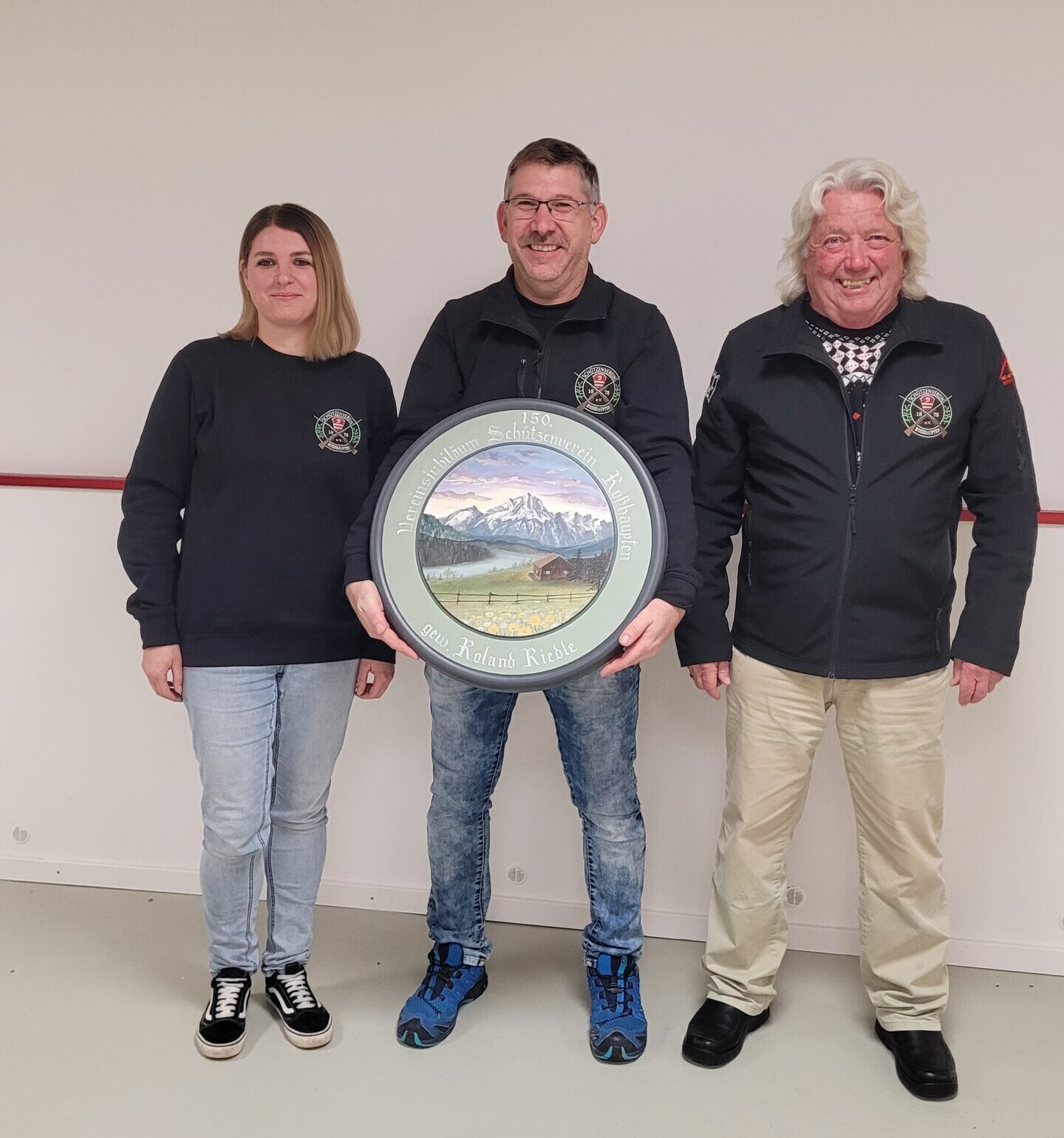 Jubiläumsscheibe 2025 Gewinner Roland Riedle 2. Silvia Maldoner 3. Georg Dopfer